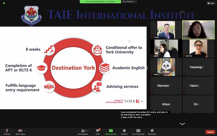 York University Webinar