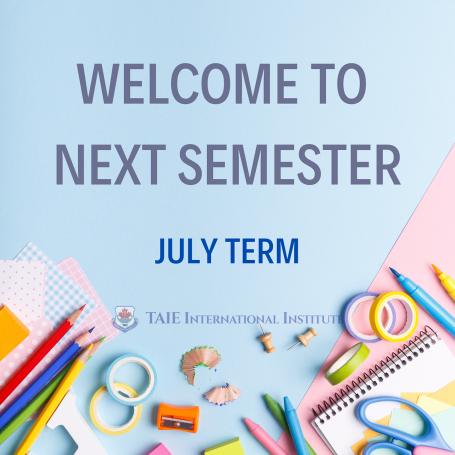 July Term is Here!
