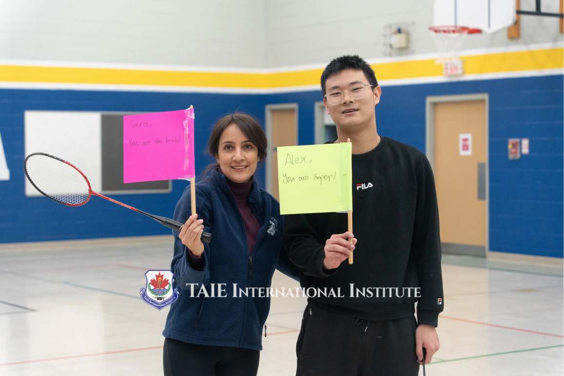 Epic Badminton Battle: Student vs. Principal!