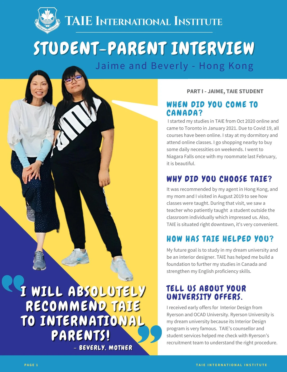 Student-Parent Q&A