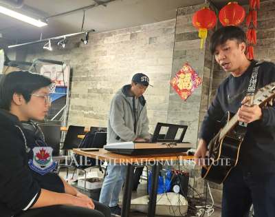 Get Ready to Rock: TAIE’s Music Team Prepares to Take the Stage!