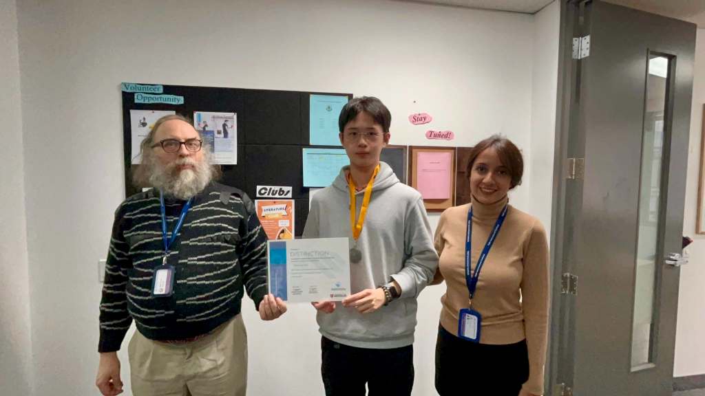 Michael Shines in CSMC Math Contest, Claims Top Prize