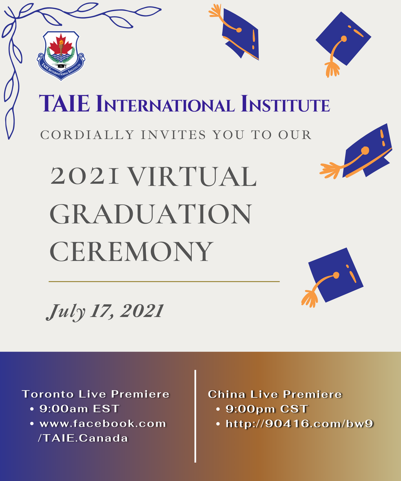 2021 Virtual Graduation Ceremony