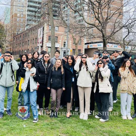 Embarking on Cosmic Voyages: TAIE Students Witness the Solar Eclipse!