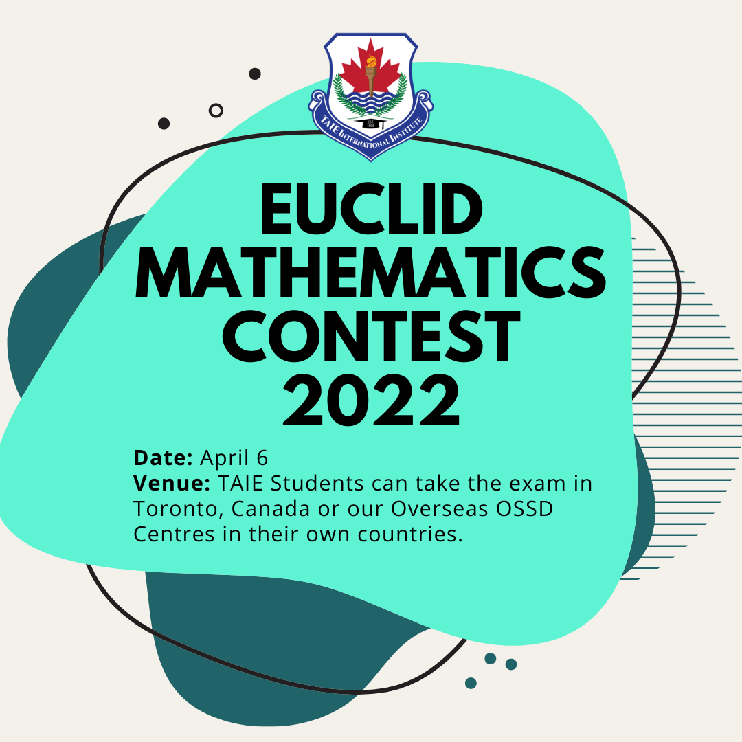 Euclid Mathematics Contest 2022